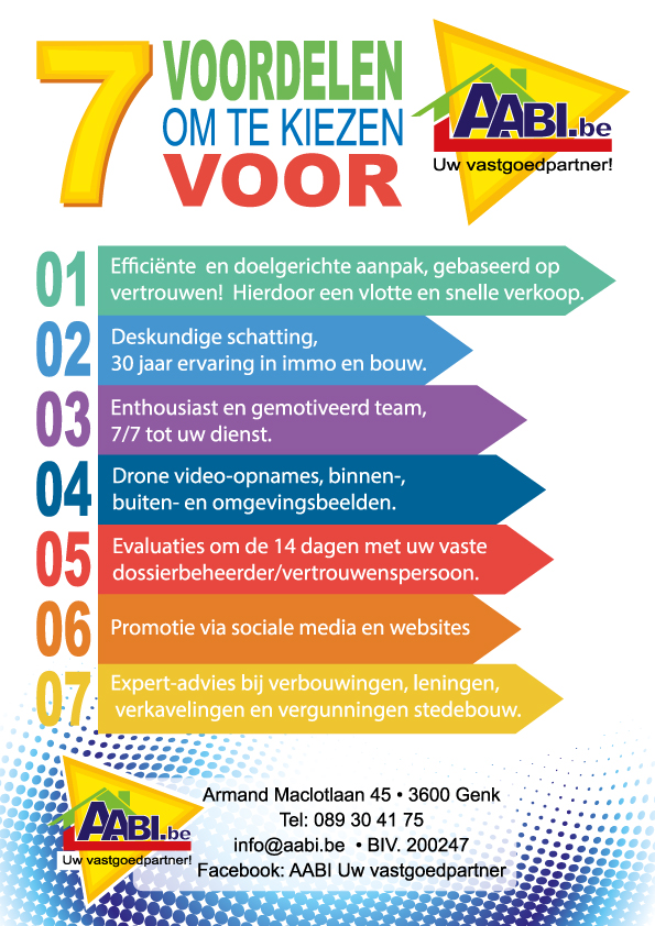 7 voordelen om te kiezen voor aabi, uw vastgoedpartner
